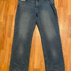 Express Relaxed Fit Blue Jeans